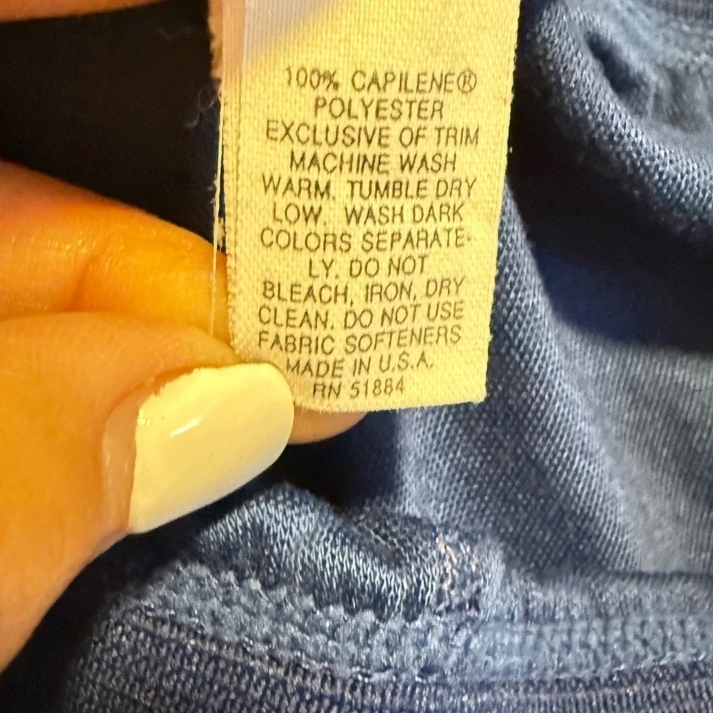 PATAGONIA Capilene Men's Base Layer Bottoms Sz M Blue Polyester Stretch USA